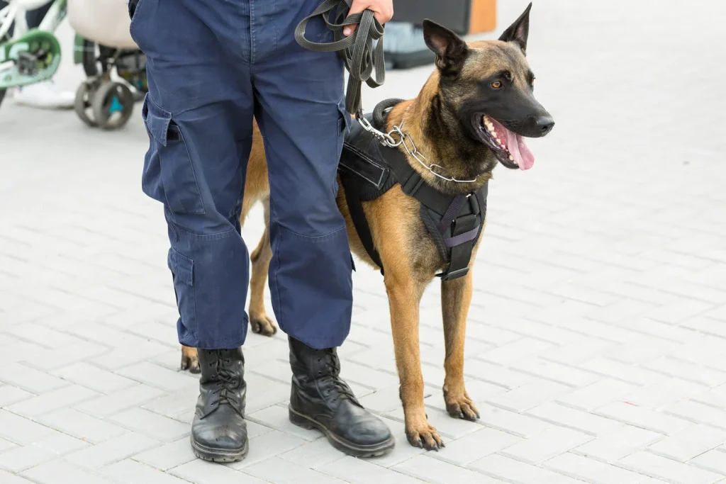 Guard Dog handlers